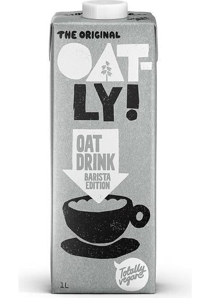 Oatly Barista Vegan Yulaf Sütü 1 Lt
