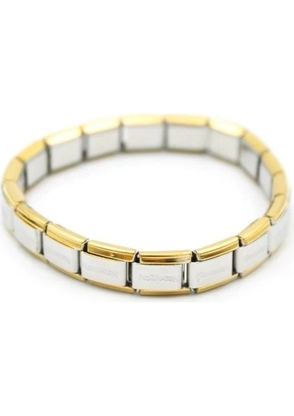 Lastikli Çelik Bilezik - Gümüş