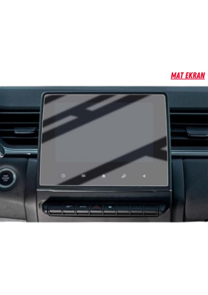 Clio Zoe 2023-2024 Navigasyon ve Multimedya Uyumlu Mat Ekran Koruyucu