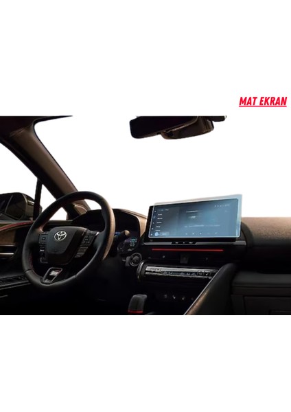 Toyota Yeni C-Hr 2023-2024 Navigasyon ve Multimedya Uyumlu Mat Ekran Koruyucu
