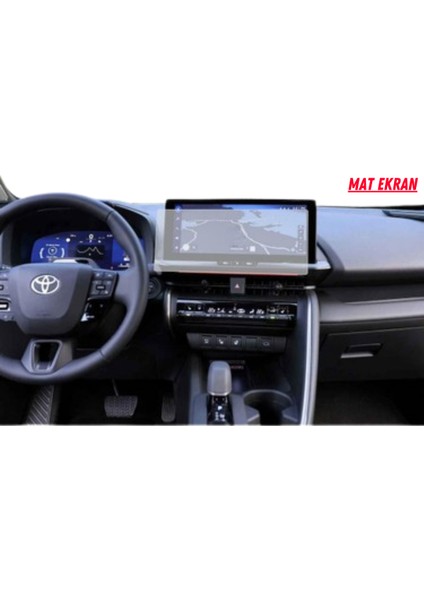 Toyota Yeni C-Hr 2023-2024 Navigasyon ve Multimedya Uyumlu Mat Ekran Koruyucu fiyatları