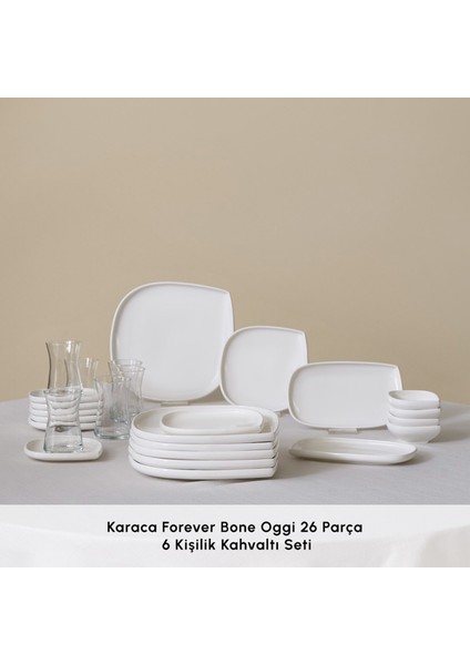 Forever Bone Oggi 26 Parça 6 Kişilik Kahvaltı Seti modelleri