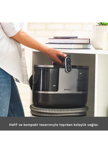Vantuz Deepclean Halı ve Koltuk Yıkama Makinesi Antrasit