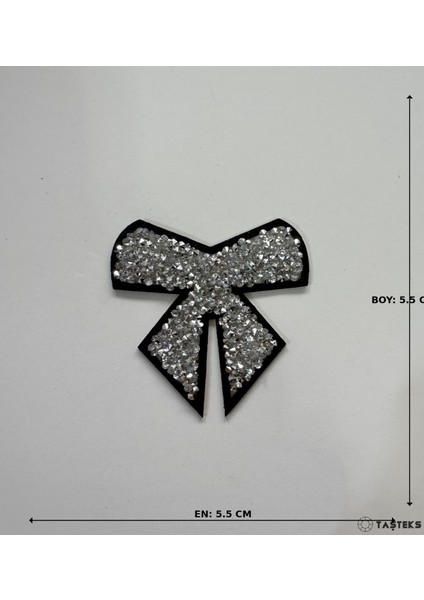 Taşlı Ütülenebilen Veya Sticker Olarak Kullanılabilen Fiyonk Modeli