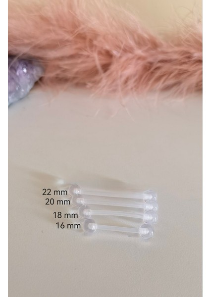 Bioplastik Anti Alerjik Dil Piercing-1,6mm-1 Adet modelleri