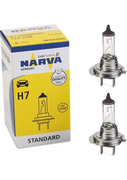 H7 12v 55w Standart Halogen Ampul 2 Adet