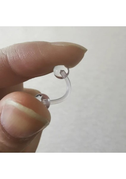 Bioplastik Anti Alerjik Nipple Piercing /memeucu Piercing(Bar Kalınlığı 1,6mm) - 2 Adet fiyatları