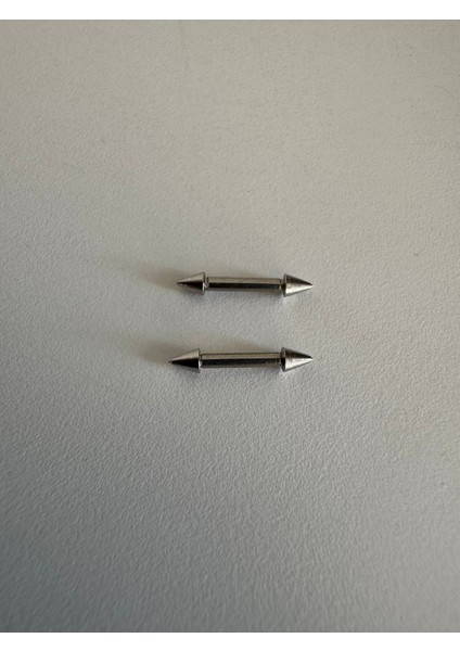 316 L Cerrahi Çelik Iki Tarafı Spike Uçlu Piercıng Küpesi-Spike Çap 2mm/bar 1,2 Mm- 2ADET fırsatları
