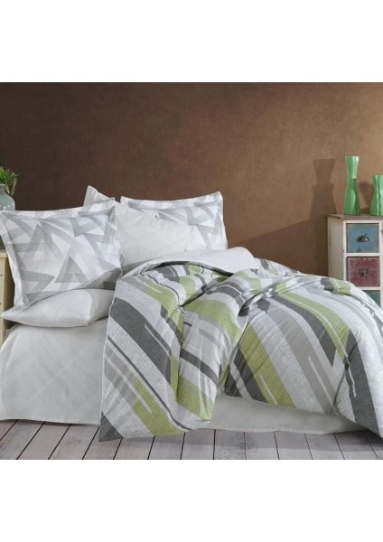 Hobby Çift Kişilik Ranforce Nevresim Takımı Stark Yeşil fırsatları