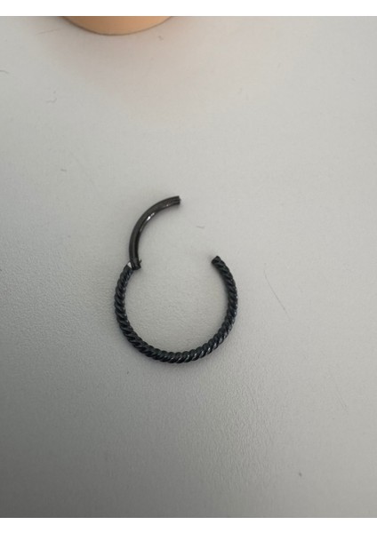Cerrahi Çelik Burgu Kilitli Halka Piercing-Septum,conch,lobe,yan Dudak,smiley,meme UCU-12MM-1 Adet fırsatları