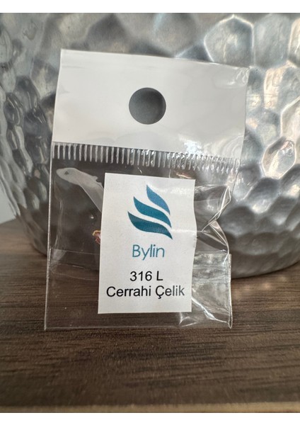 Çift Pembe Kalp Zirkon Taşlı Cerrahi Çelik Göbek Piercing - Bar Uzunluğu 10MM- 1 Adet fırsatları