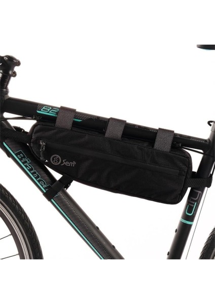 Bikepacking Kadro Altı Çanta - M Siyah