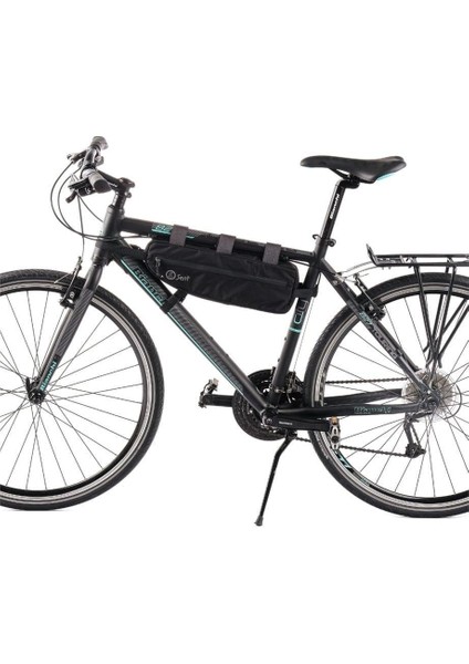 Bikepacking Kadro Altı Çanta - M Siyah