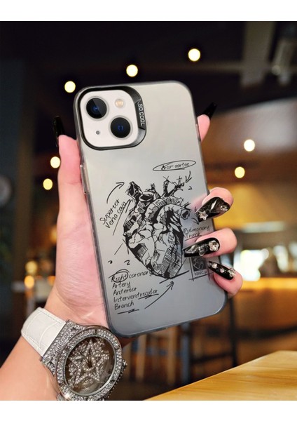 Iphone 15/14 Uyumlu Baskı Desen Kaliteli Telefon Kılıfı MK01A