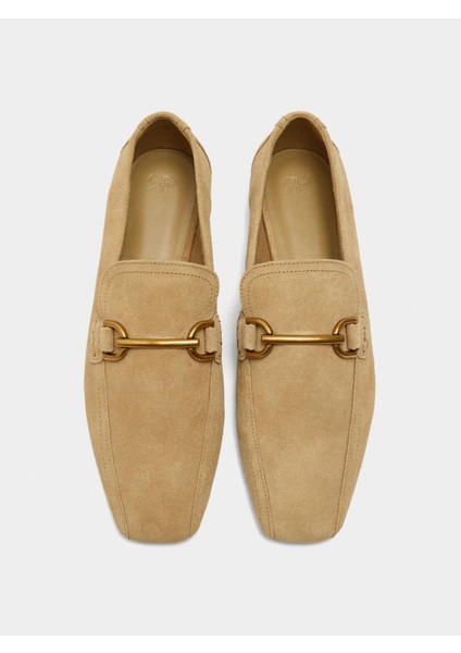 Metalik Detaylı Deri Makosen fiyatları