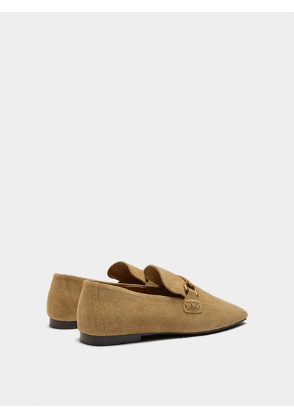 Metalik Detaylı Deri Makosen indirimleri