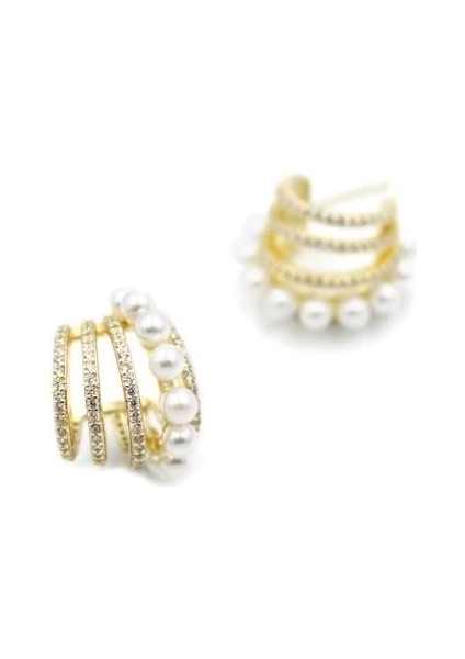 Incili Taşlı Küpe - Altın fiyatları