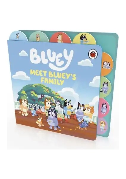 Bluey Meet Blueys Family Tabbed Board Book