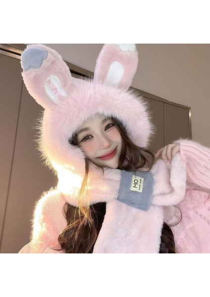 Tavşan Kulak Peluş Şapka (Yurt Dışından)