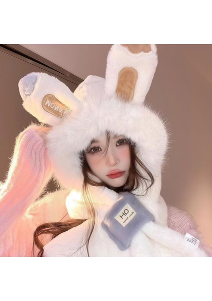 Tavşan Kulak Peluş Şapka (Yurt Dışından)