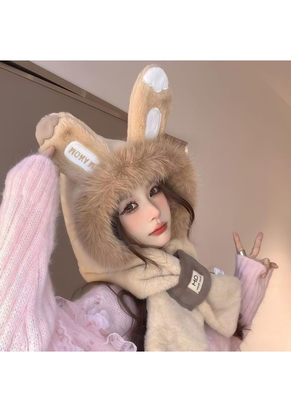 Tavşan Kulak Peluş Şapka (Yurt Dışından)