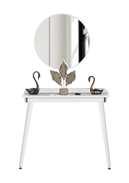 Round Beyaz Dresuar / Aynalı Dresuar / Ayaklı Dresuar / Beyaz Dresuar /antre Dresuar indirimleri