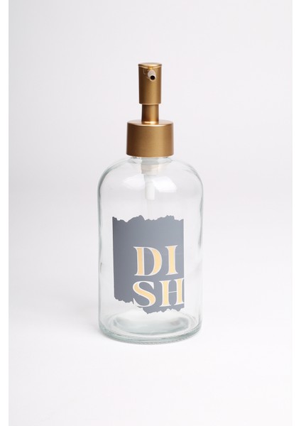 Alaska Siyah Metal Ahşap Kulplu Stand 2'li Sıvı Sabunluk Seti 420 cc