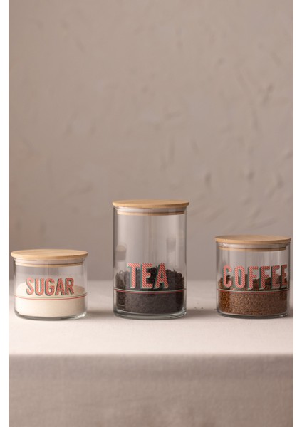 Retro Jar 3'lü Kavanoz Seti 1050 cc/ 600 cc/ 535 cc