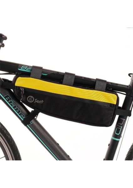 Bikepacking Kadro Altı Çanta - M Sarı