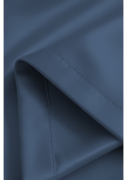 Indigo Mavi Blackout, Işık Geçirmez, Karartma Perde, Pilesiz, Lüks, Tek Kanat, Güneşlik fırsatları
