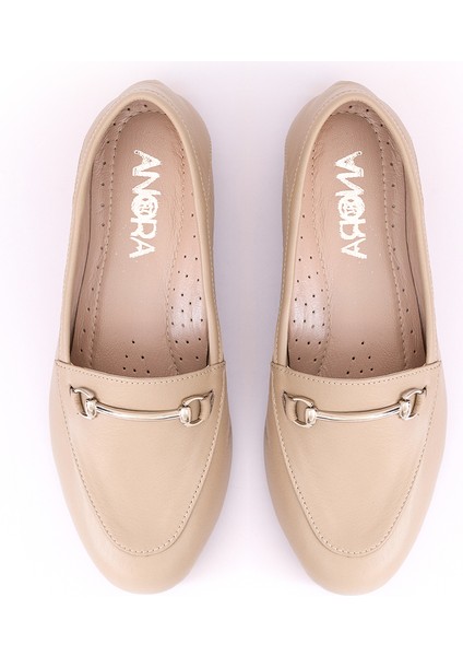 Hakiki Deri Kadın Babet Ayakkabı 25PST6032 fırsatları