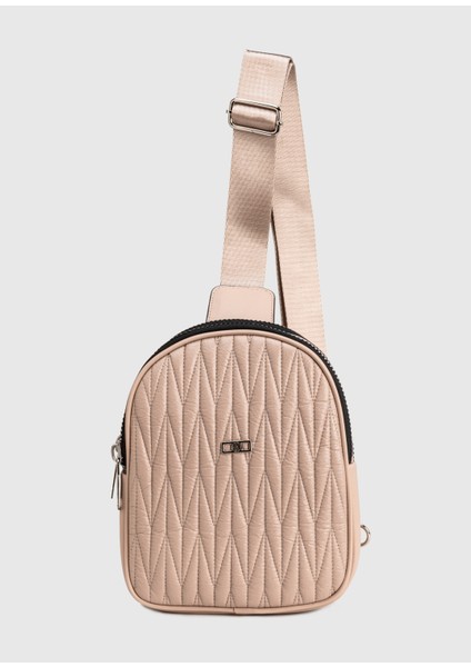 Suni Deri Kolon Saplı Fermuarlı Nikel Aksesuarlı Çapraz Çanta modelleri