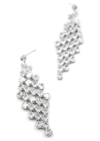 Zirkon Taşlı Küpe - Gümüş fiyatları