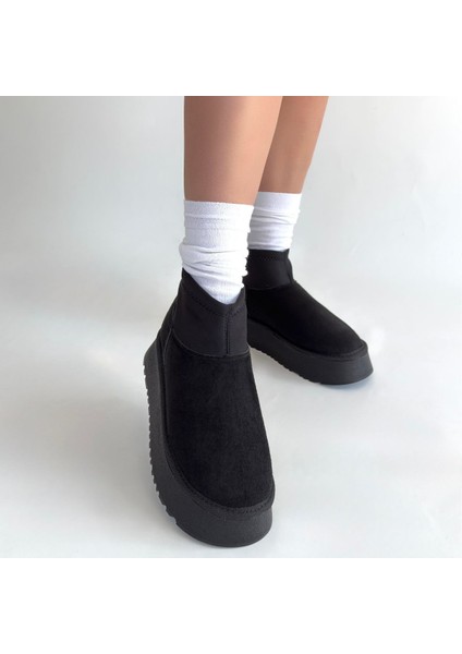 Cuen Siyah Süet Bot