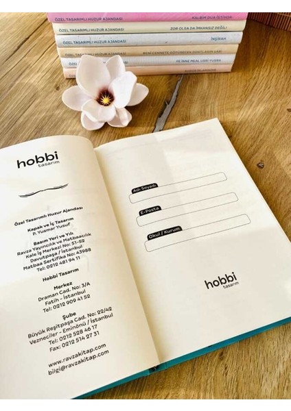 Özel Tasarımlı Huzur Ajandası Işlerin Sonu Allah'a Varır (Ciltli) / Hobbi fiyatları