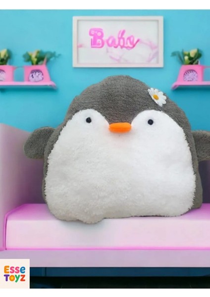 40 cm Sevimli Peluş Penguen Yastık-uyku Arkadaşı-oyuncak çocuk Odası Yastığı-hediyelik