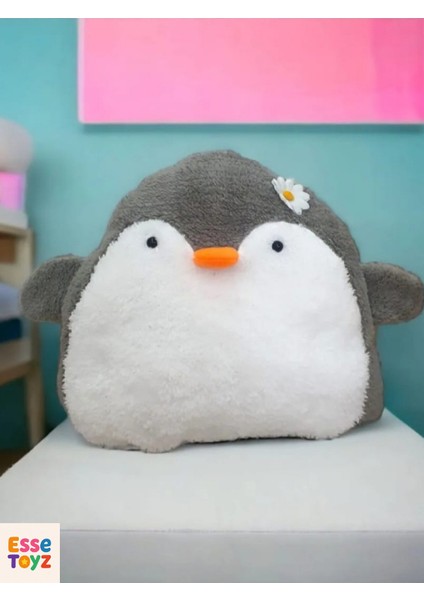 40 cm Sevimli Peluş Penguen Yastık-uyku Arkadaşı-oyuncak çocuk Odası Yastığı-hediyelik