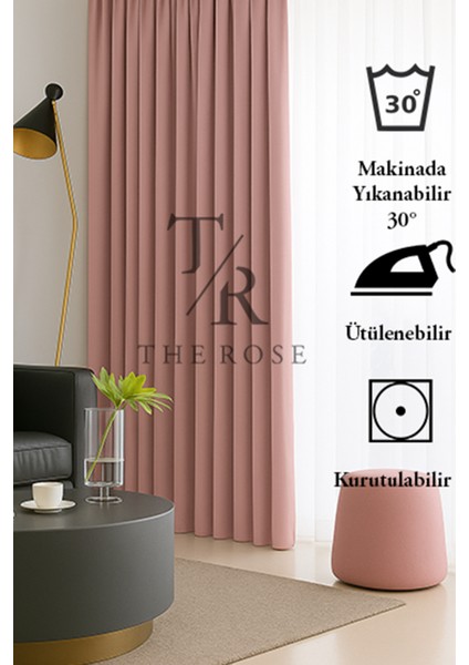 Pudra Blackout, Işık Geçirmez, Karartma Perde, Pilesiz, Lüks, Tek Kanat, Güneşlik modelleri