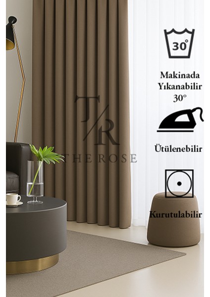 Vizon Blackout, Işık Geçirmez, Karartma Perde, Pilesiz, Lüks, Tek Kanat, Güneşlik modelleri