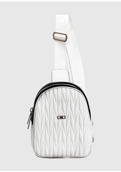 Suni Deri Kolon Saplı Fermuarlı Nikel Aksesuarlı Çapraz Çanta modelleri