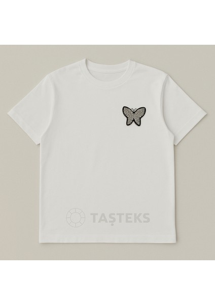 Taşlı Ütülenebilen Veya Sticker Olarak Kullanılabilen Kelebek Modeli modelleri