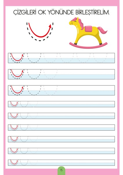 Anasınıfı Çizgi - Harf - Sayı Çalışmaları Kitabı - 1. Sınıfa Hazırlık Serisi - Yeni Müfredat indirimleri