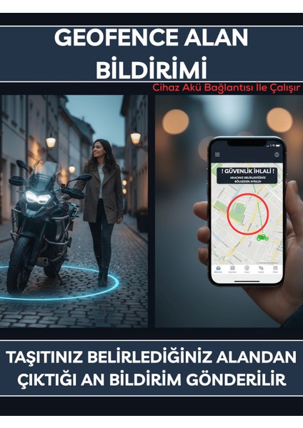 Connect Takip Cihazı Anlık Konum Takibi Geçmişe Dönük Veri Araç Motor Gizli Takip Cihazı Geofenceli fırsatları