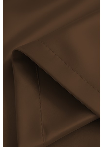 Kahverengi Blackout, Işık Geçirmez, Karartma Perde, Pilesiz, Lüks, Tek Kanat, Güneşlik fırsatları