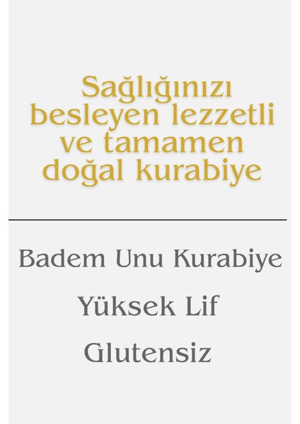 Kakaolu Proteinli Düşük Şekerli Badem Unu Kurabiyesi 60 gr X2ADET
