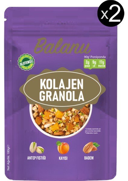 Granola Kolejenli 180 gr X2ADET
