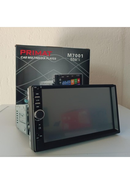 şahin double Türkçe Menü Kısa Kasa Double Teyp 7inç Bluetooth USB Sd + 2 Yıl Garantili