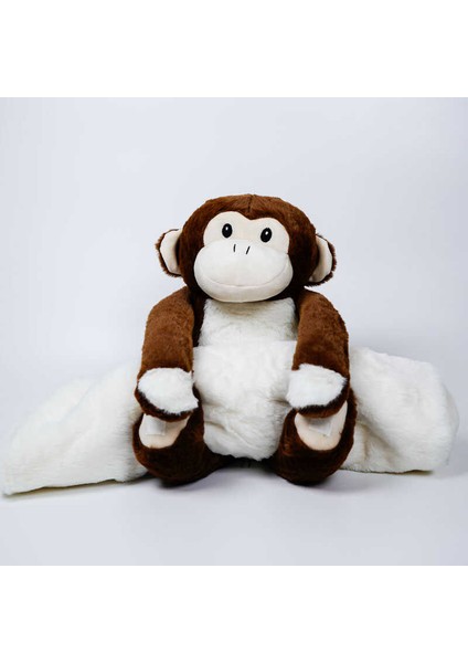 Battaniyeli Maymun Peluş Oyuncak