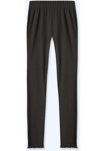 Kız Çocuk Fitilli Taytlı Takım Füme Renk fırsatları