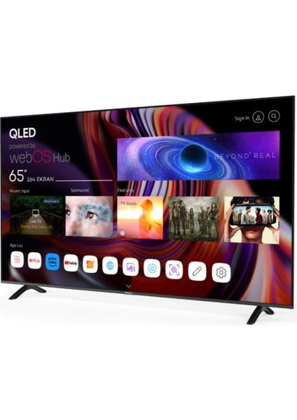 SN65QMN252 65" 165 Ekran Dahili Uydu Alıcılı 4K Ultra HD Smart QLED TV